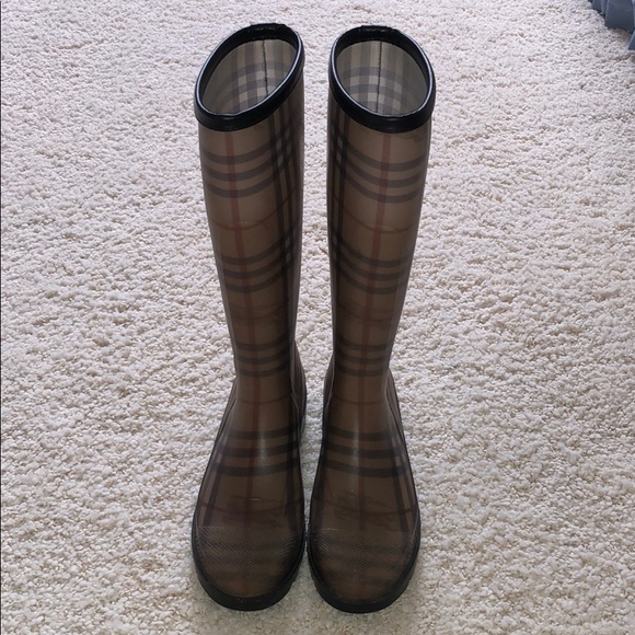 Burberry Rain Boots - Picture 1 of 10